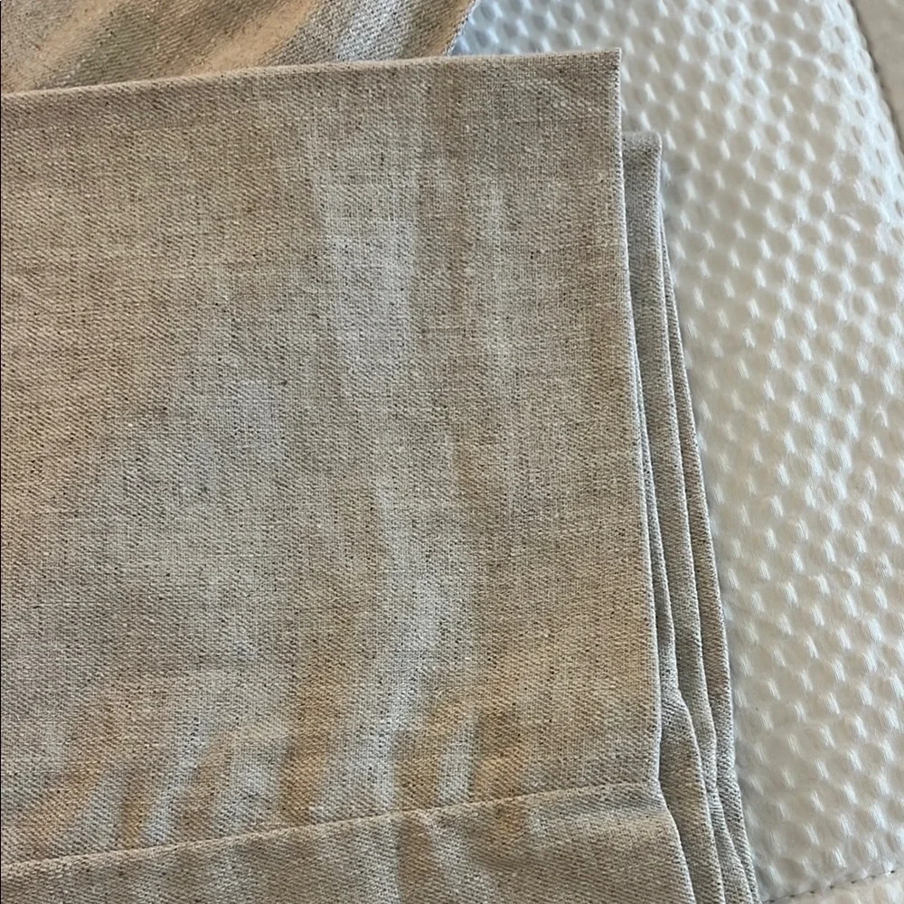 Banana Republic Petite High-Waist Pleated Trousers — Light Beige